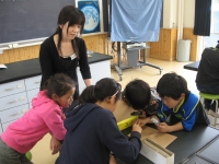 5年生 ヨウ素液をかけると 深谷市立岡部西小学校